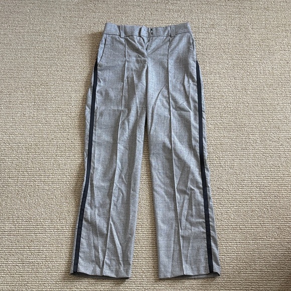 Dynamite Gray Plaid Pants with Black Accents - Picture 1 of 4